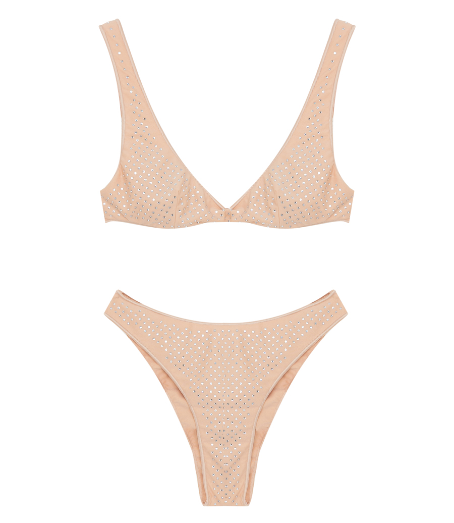 OSEREE - MINI GEM BRA WITH 80S BOTTOM