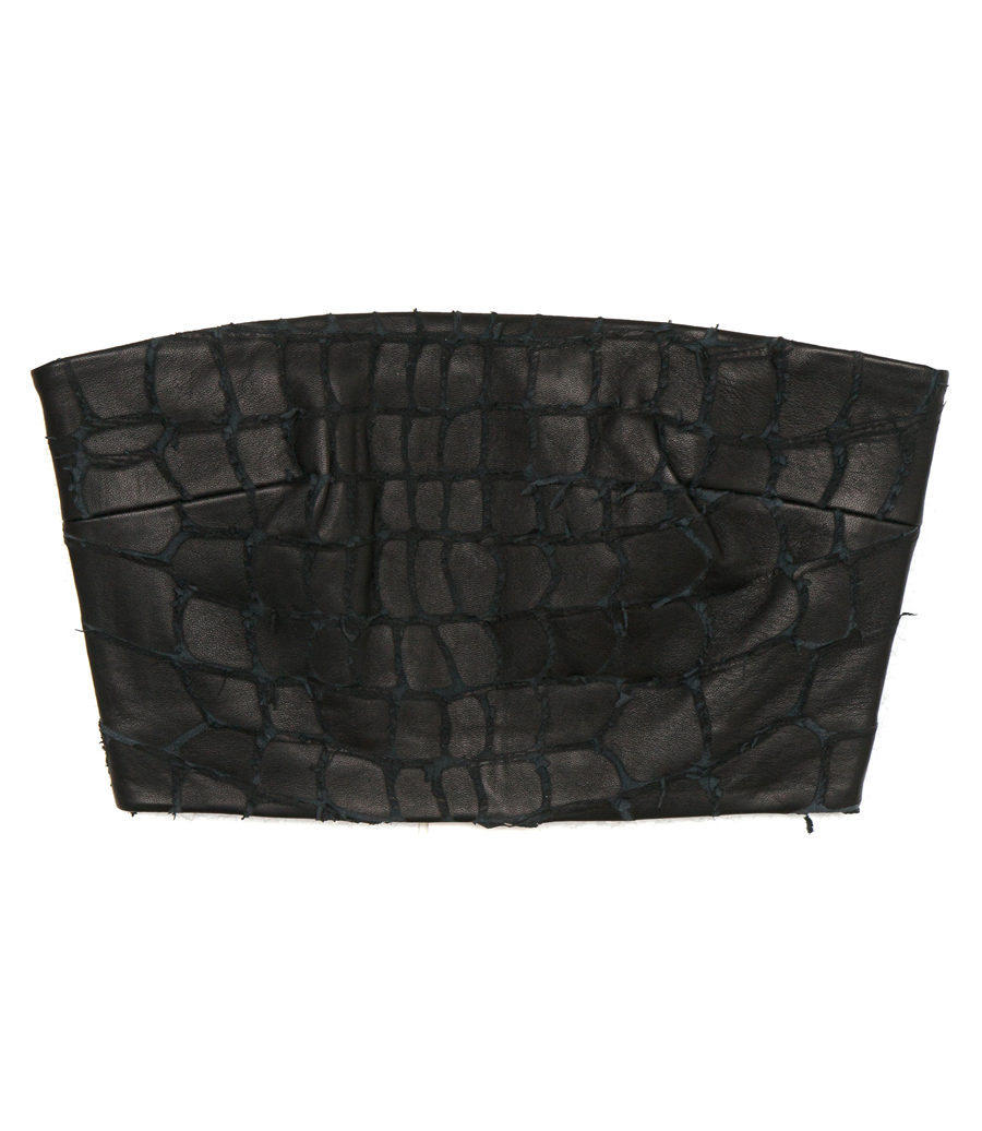 DION LEE - SNAKE ETCHED CORSET TOP