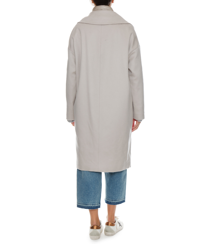 COAT IN CASHMERE AND NYLON ULTRALIGHT