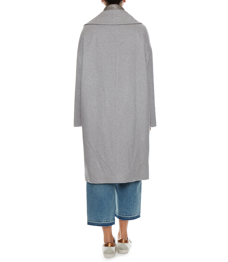 COAT IN CASHMERE AND NYLON ULTRALIGHT