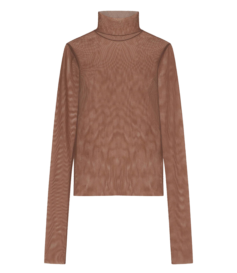 LA PISCINE - MESH TURTLENECK