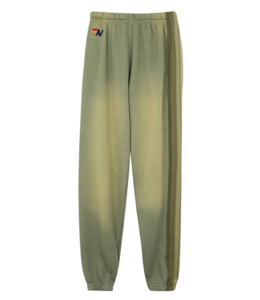 AVIATOR NATION - WOMENS 5 STRIPE FADED  SWEATPANTS