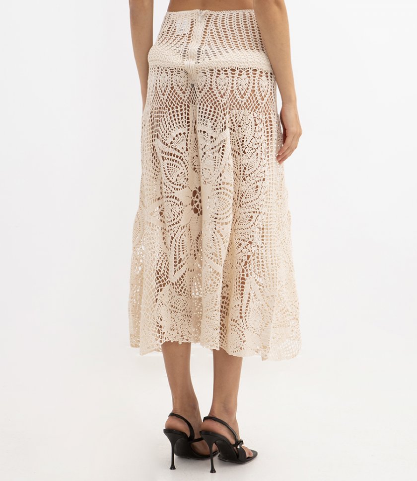 LACE CROCHET SKIRT