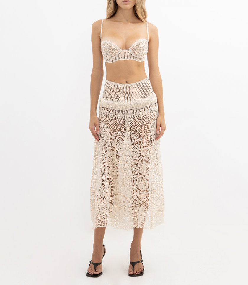 LACE CROCHET SKIRT