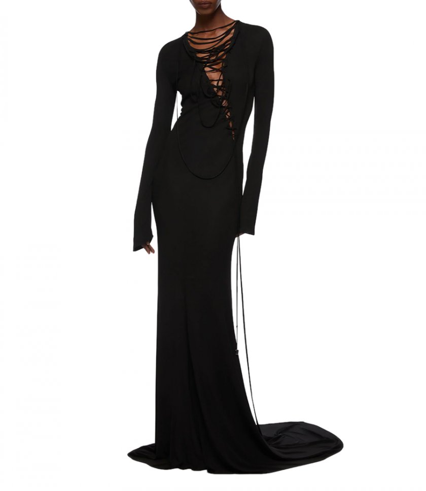 CREPE MIDI DRESS