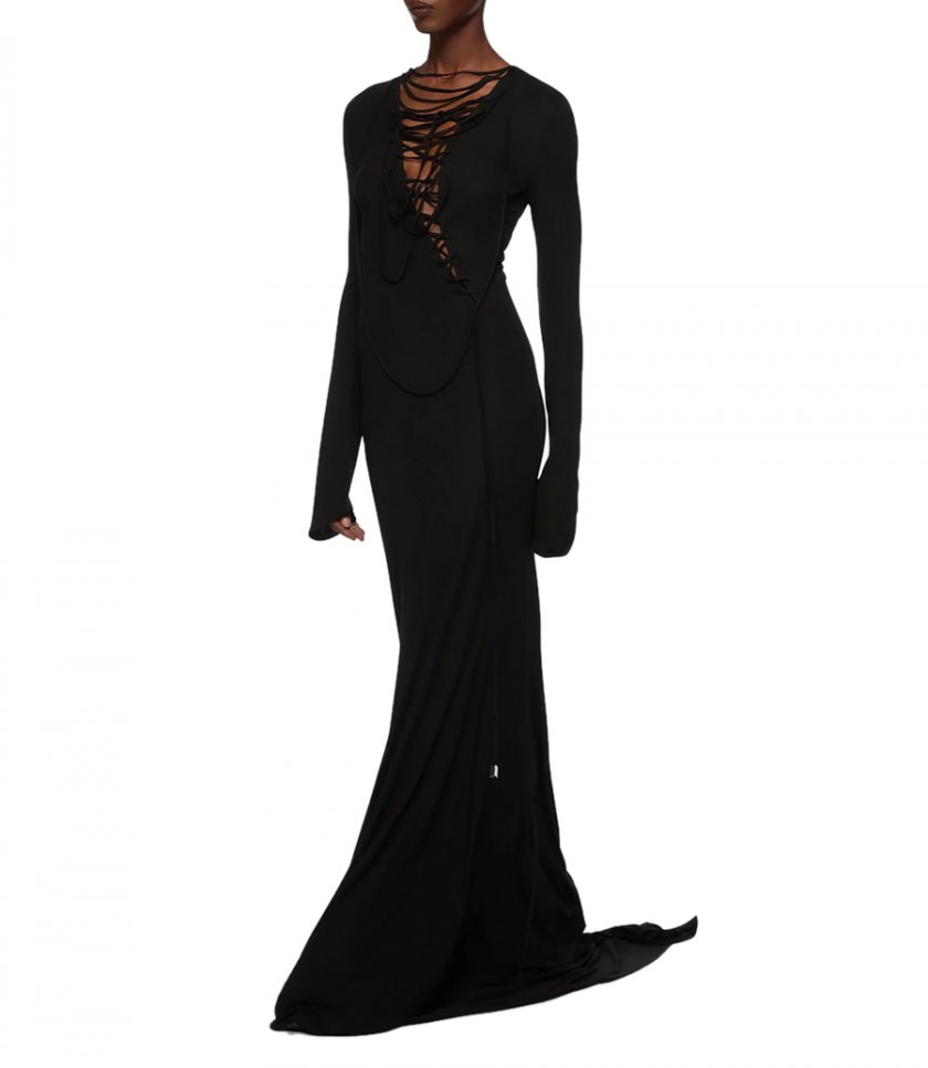 CREPE MIDI DRESS