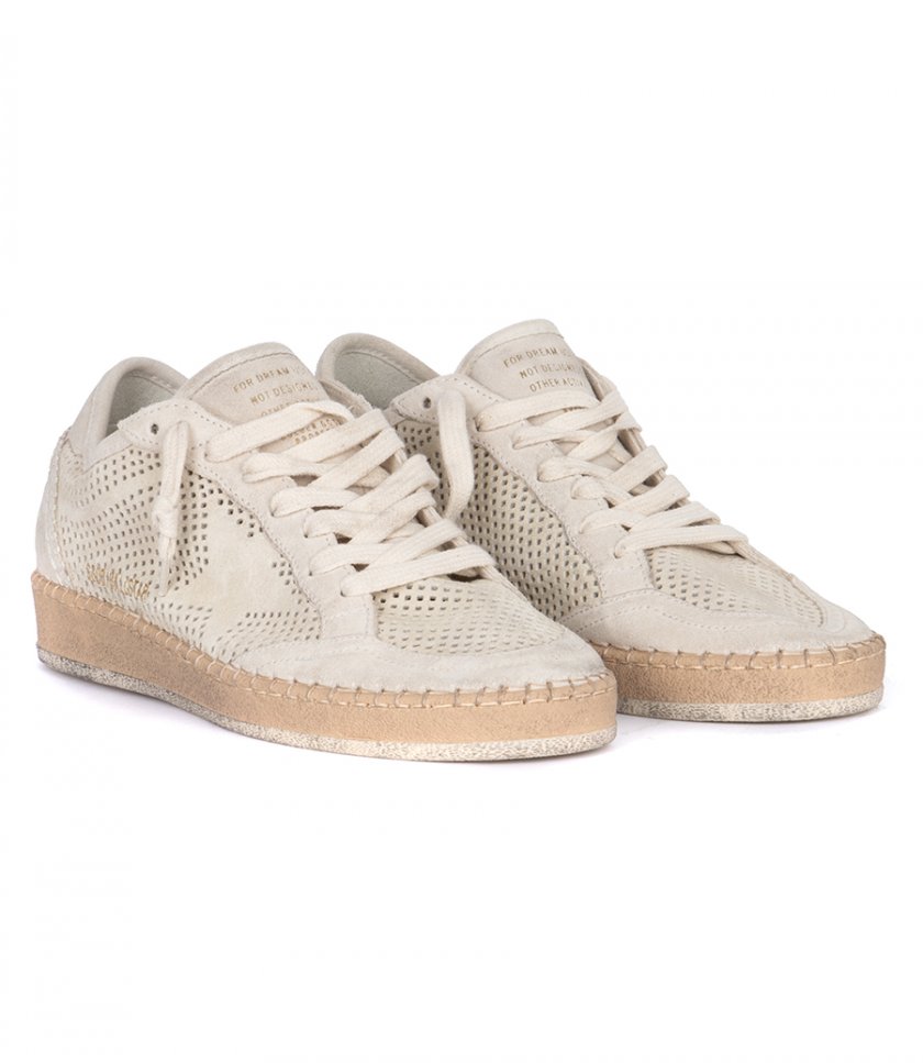 FORATED SUEDE BALL STAR