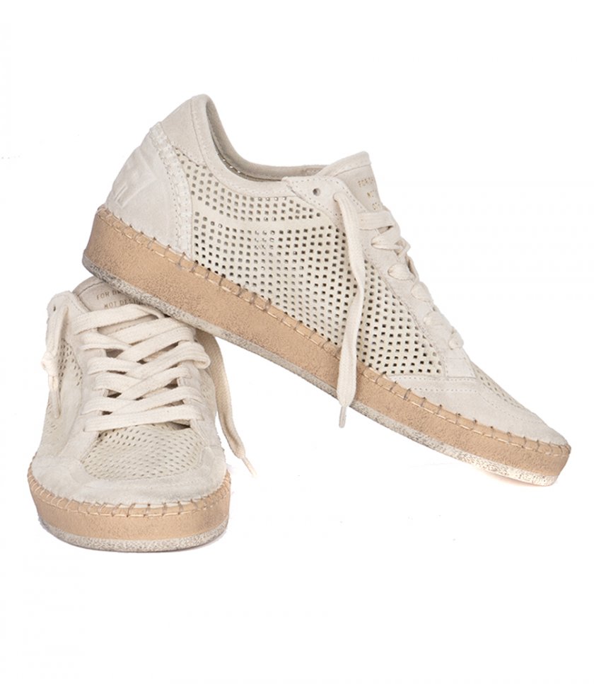 FORATED SUEDE BALL STAR