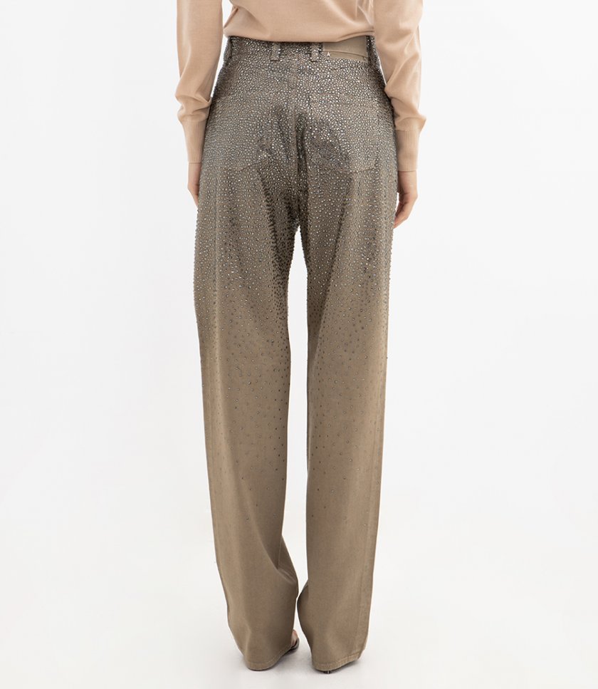 WOMENS PANTS WITH GRADIENT SWAROVSKI EFFECT