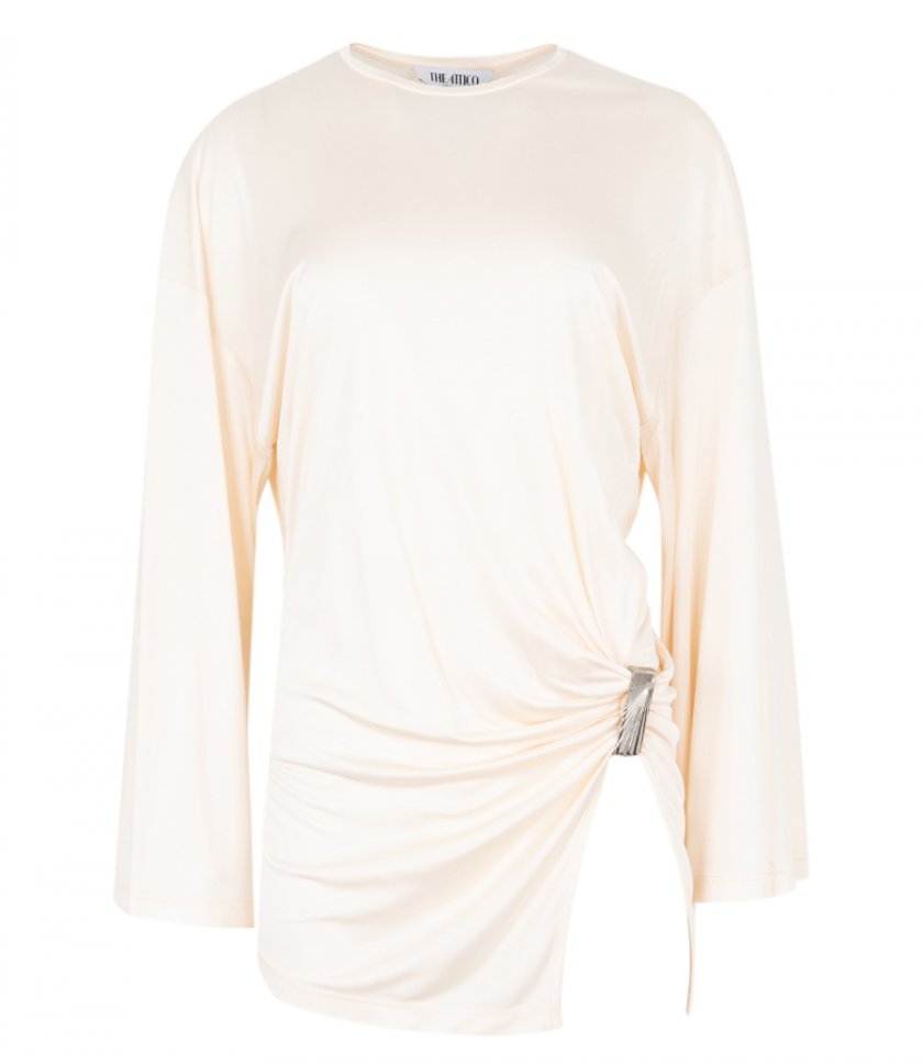 SALES - SHINY JERSEY MINI DRESS