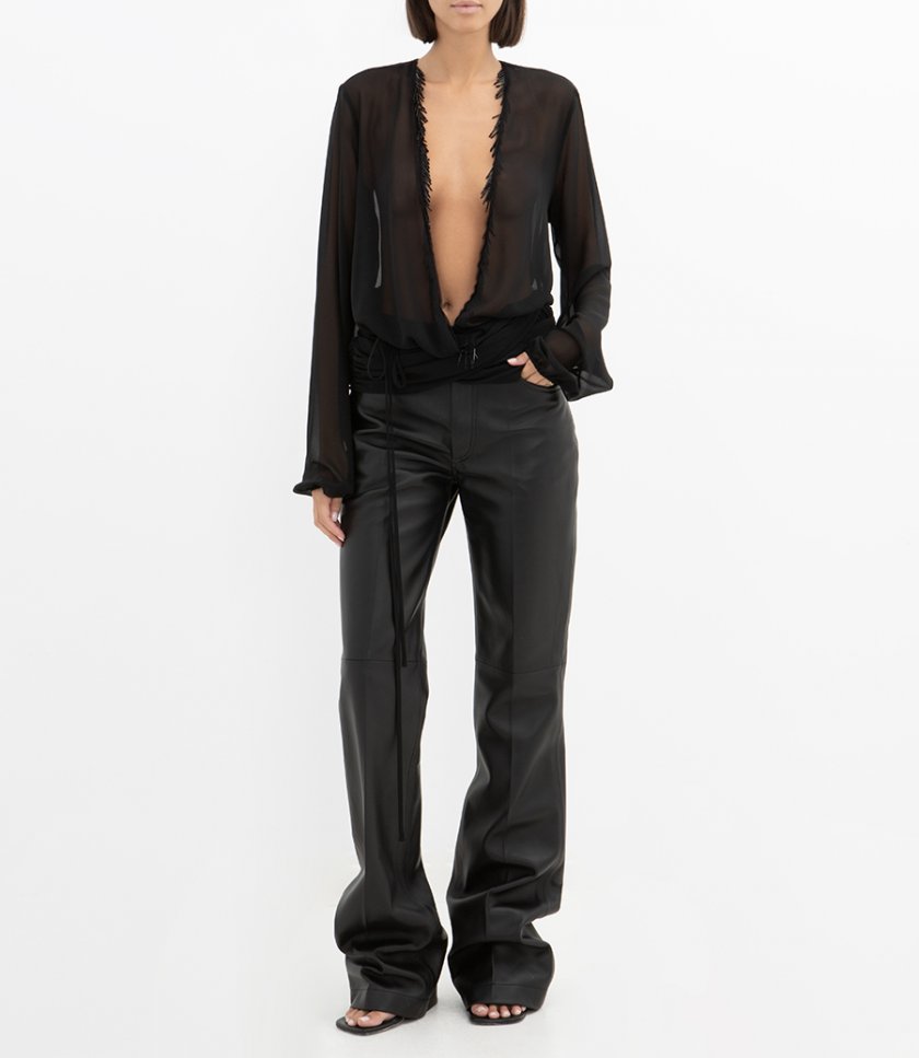 LEATHER LONG PANT