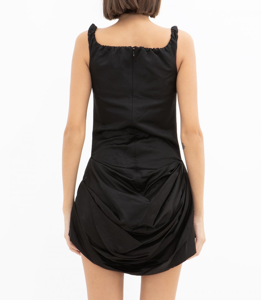 OFF-SHOULDER BUSTIER DRESS