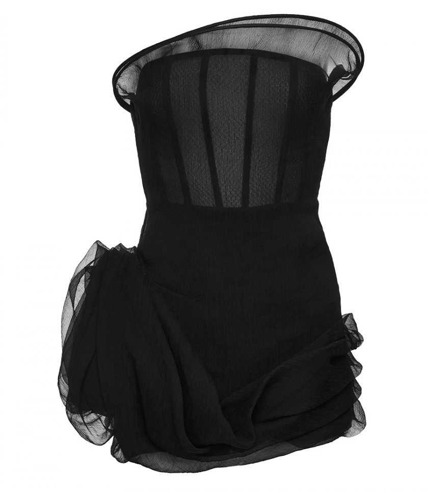 CLOTHES - TULLE CORSET MINI DRESS