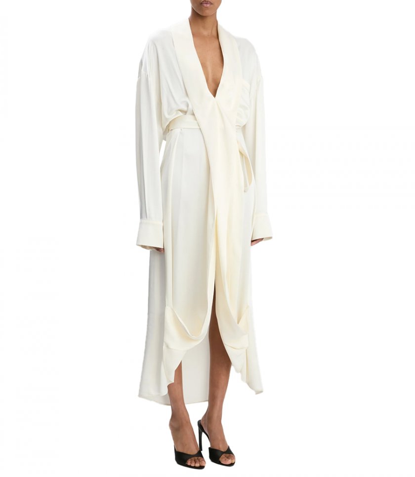 WRAP DETAIL DRESS