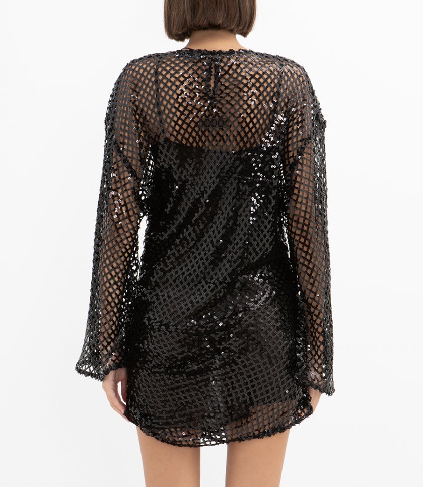MINI DRESS WITH SEQUINS