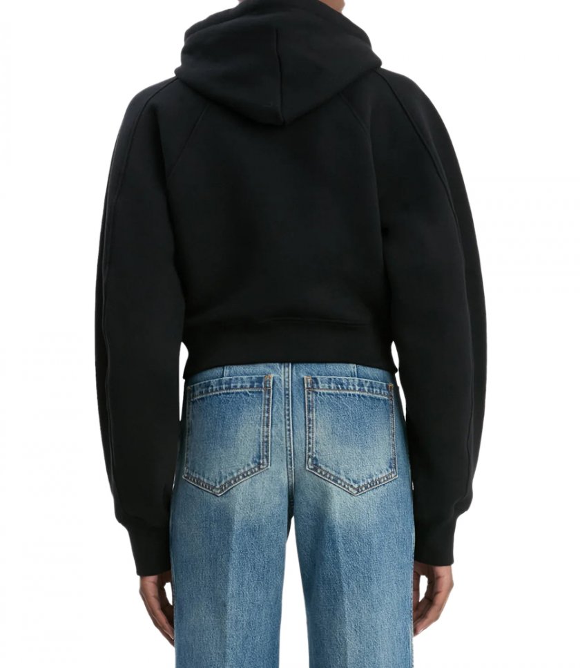 CROPPED RAGLAN HOODIE