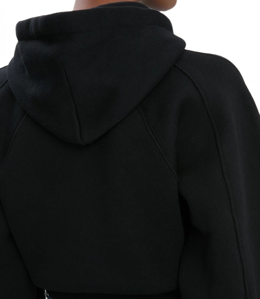 CROPPED RAGLAN HOODIE