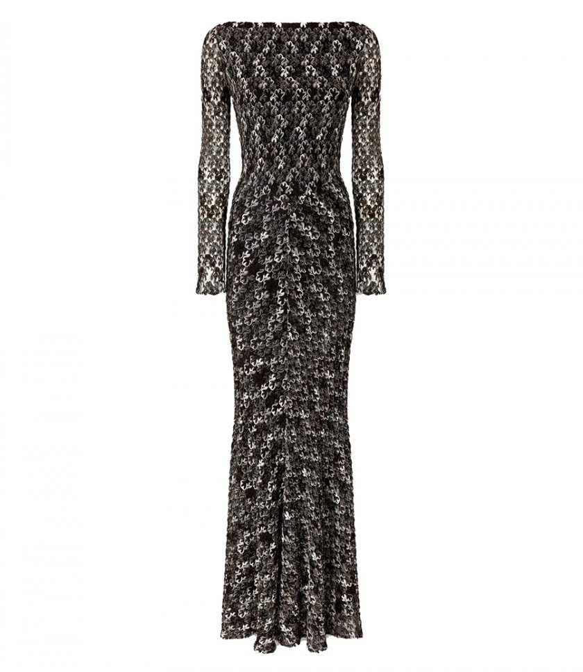 CLOTHES - EMBROIDERED LACE LONG DRESS