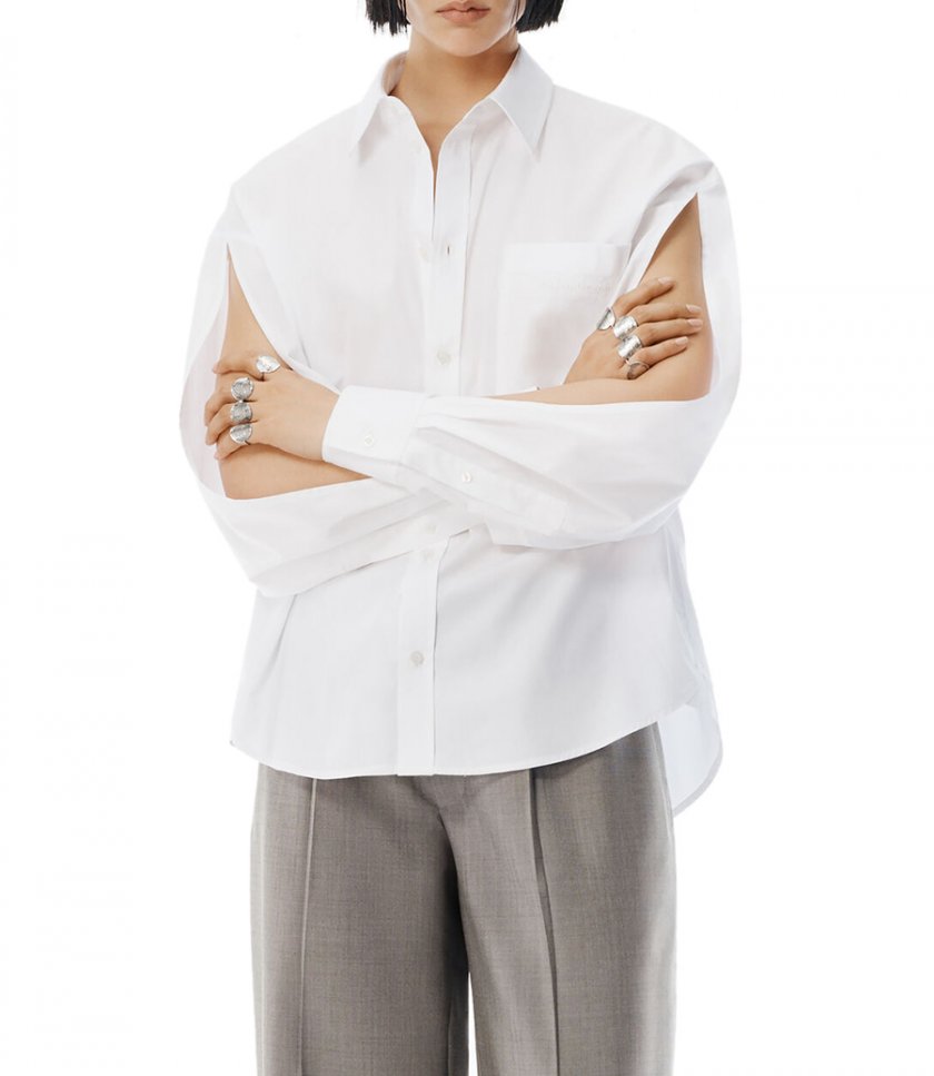 SLASHED SLEEVE SHIRT