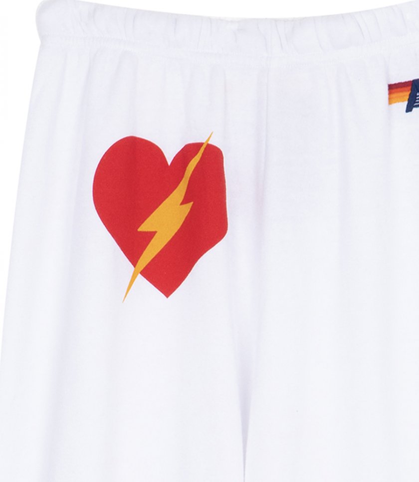 WOMENS BOLT HEART SWEATPANTS