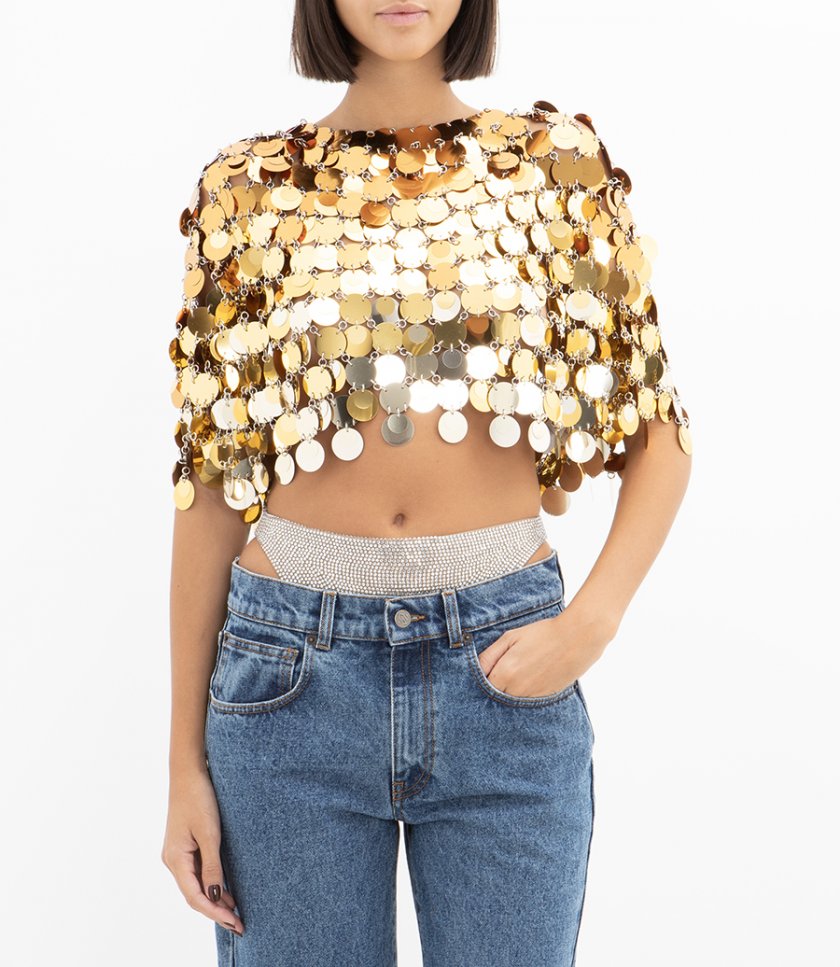 GRADIENT ASSEMBLY CROPPED TOP