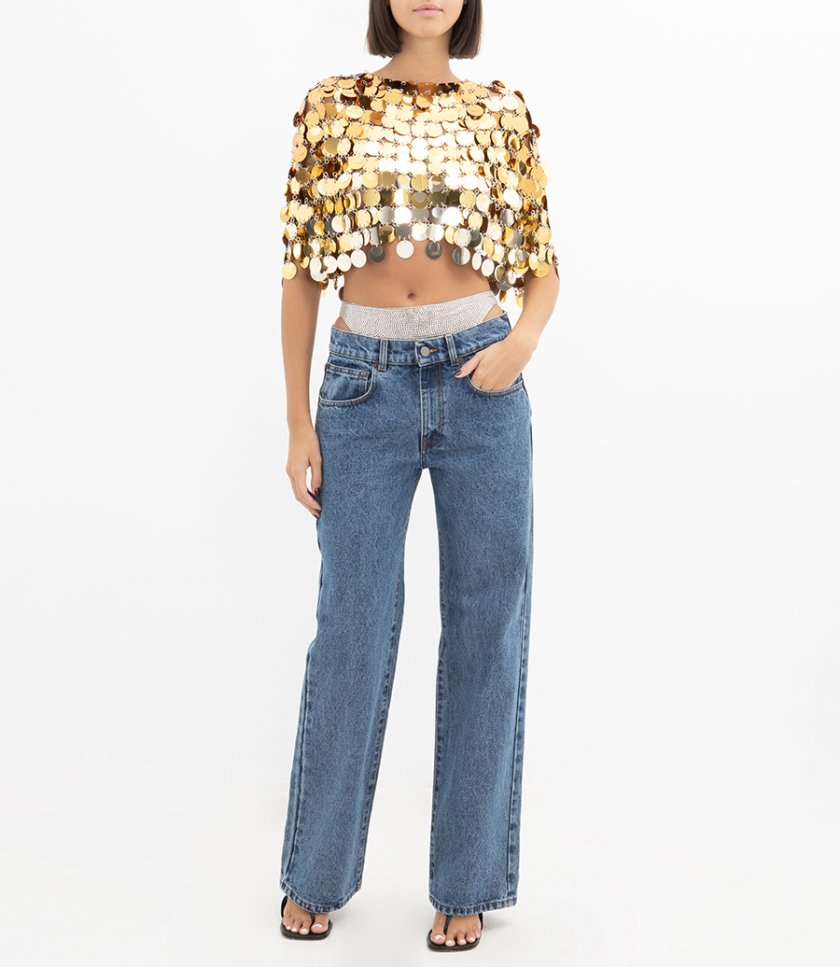 GRADIENT ASSEMBLY CROPPED TOP