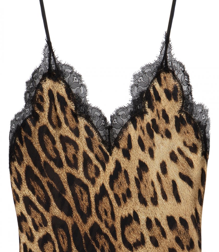 JAGUAR PRINT MINI DRESS