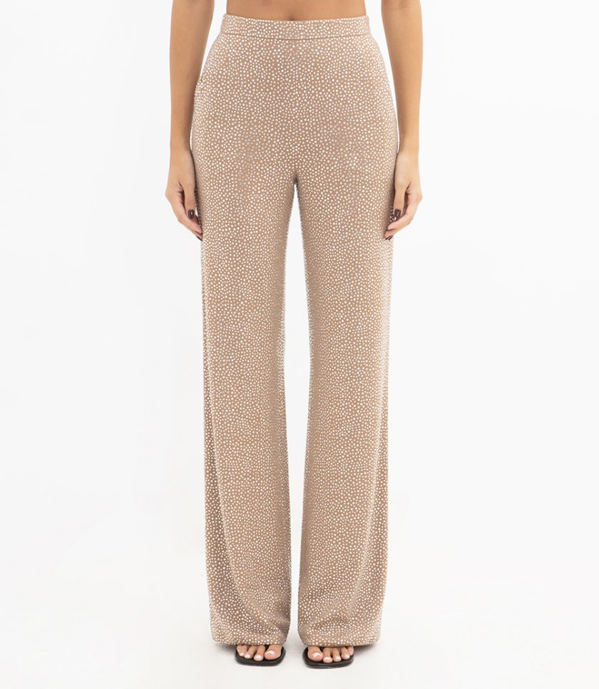 CRYSTAL STUDDED TROUSERS