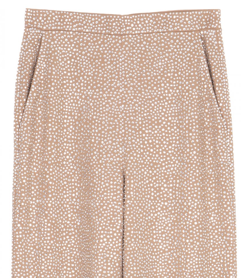 CRYSTAL STUDDED TROUSERS