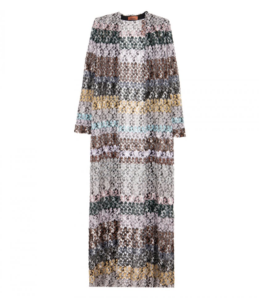 CLOTHES - LACE STRAPS LONG CARDIGAN