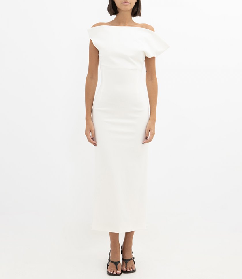 SCULPTURAL MAXI DRESS
