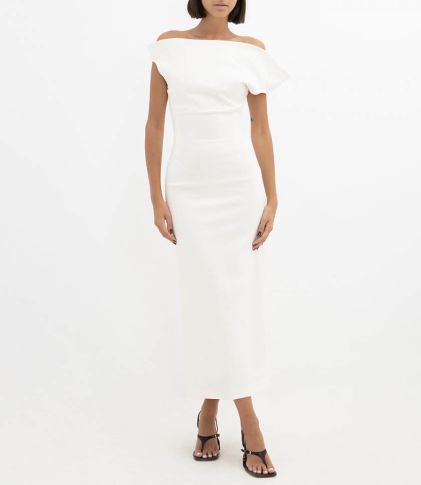 SCULPTURAL MAXI DRESS