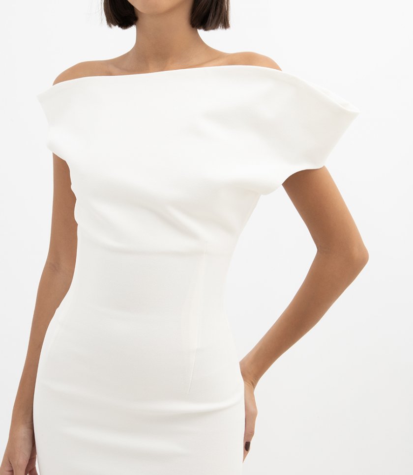 SCULPTURAL MAXI DRESS