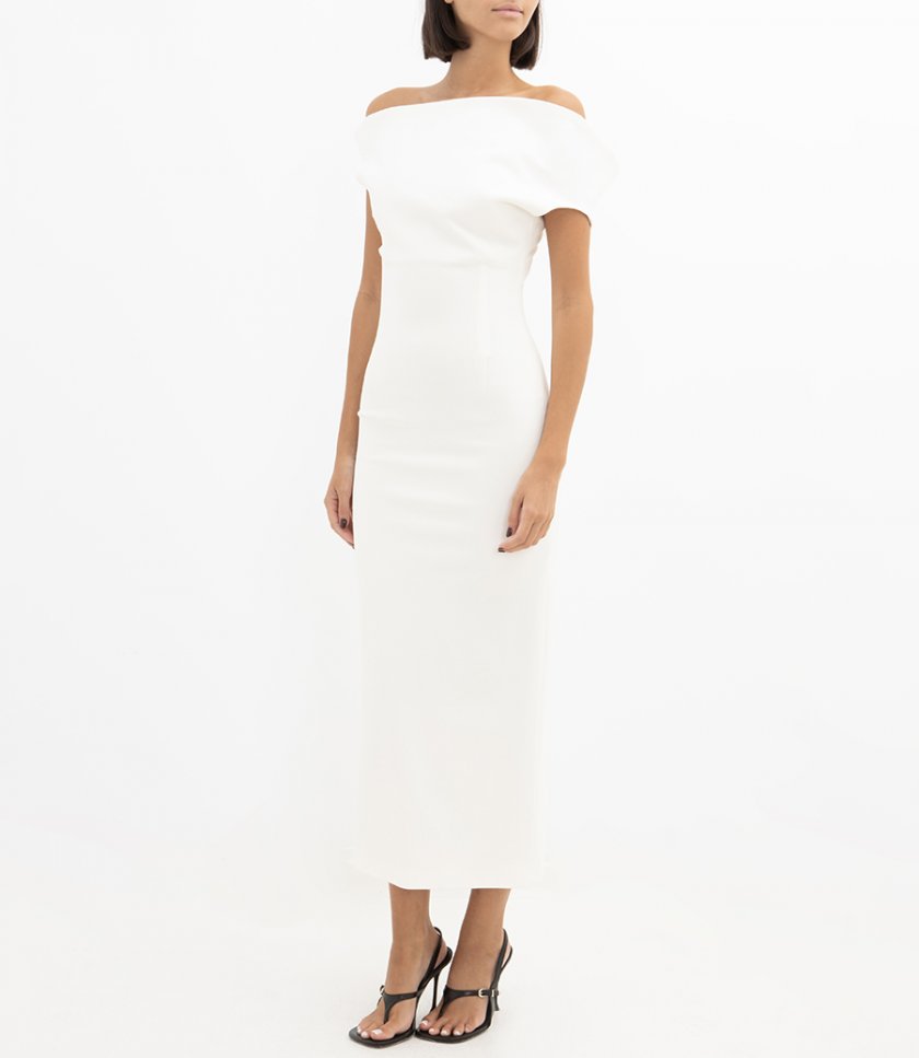SCULPTURAL MAXI DRESS