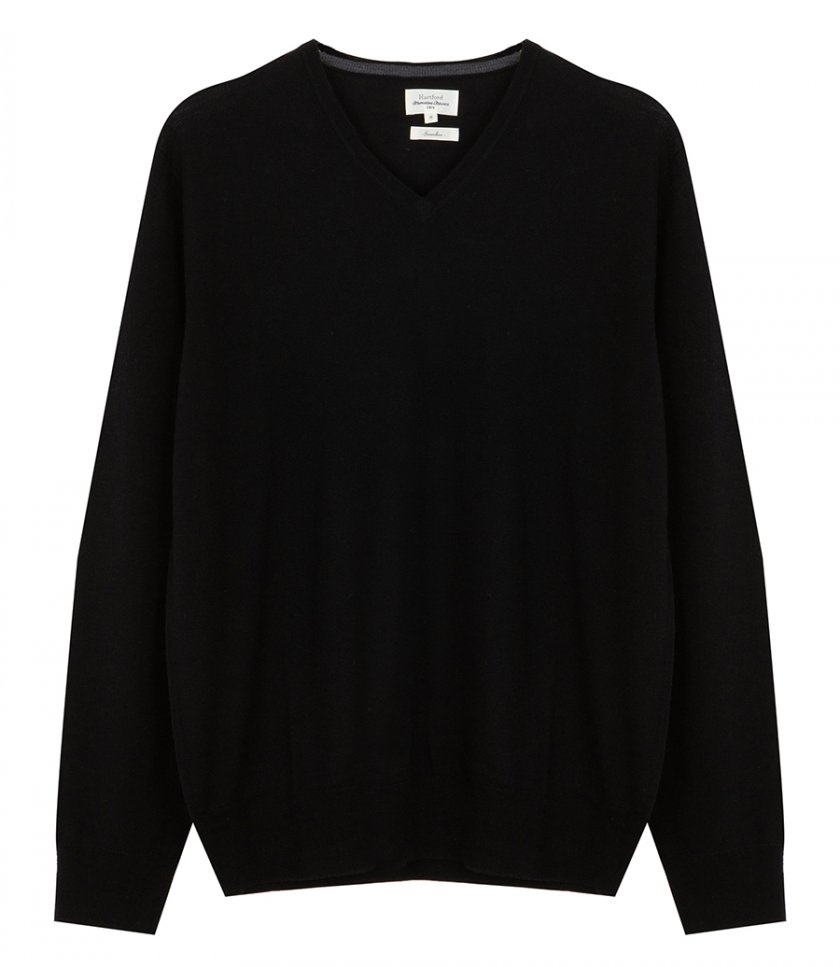 MERINO VEE NECK SWEATER