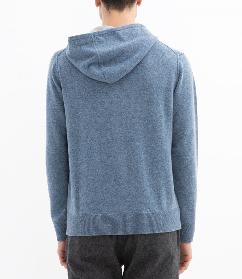 CASHMERE ZIP HOODIE