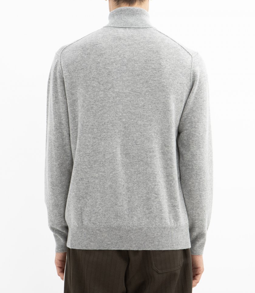 WOOL CASHMERE ROLL NECK