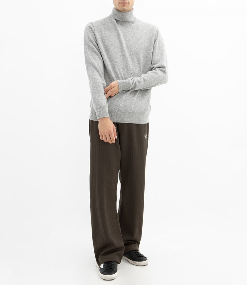 WOOL CASHMERE ROLL NECK