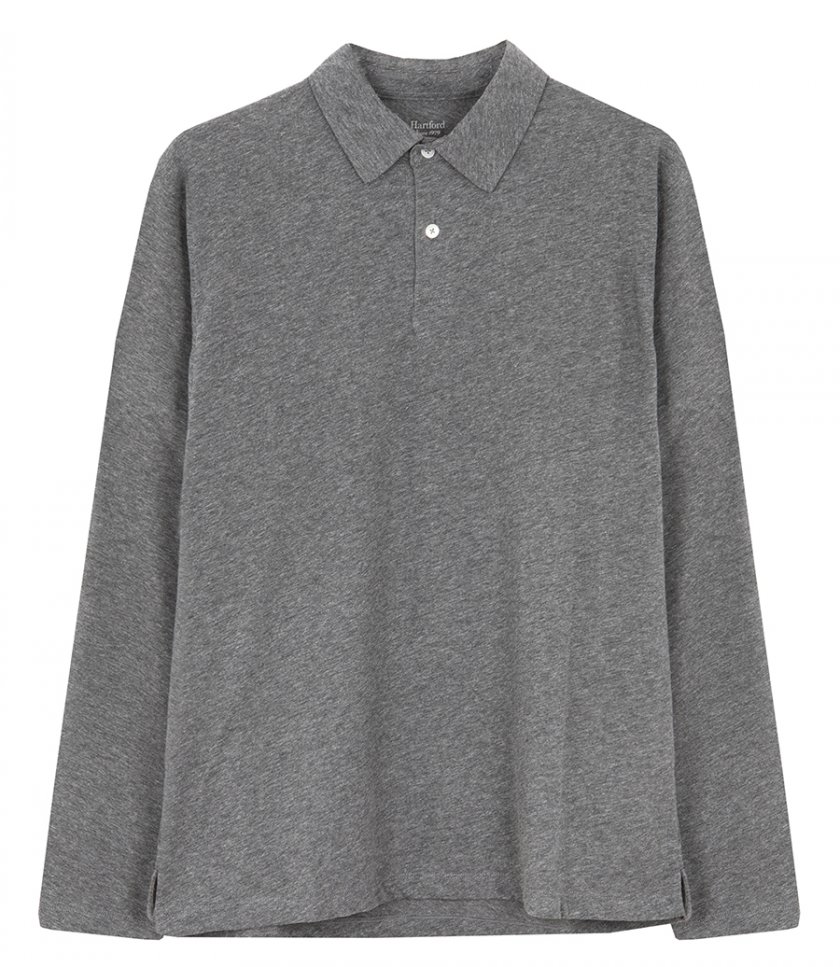 SALES - SLUB JERSEY POLO LS