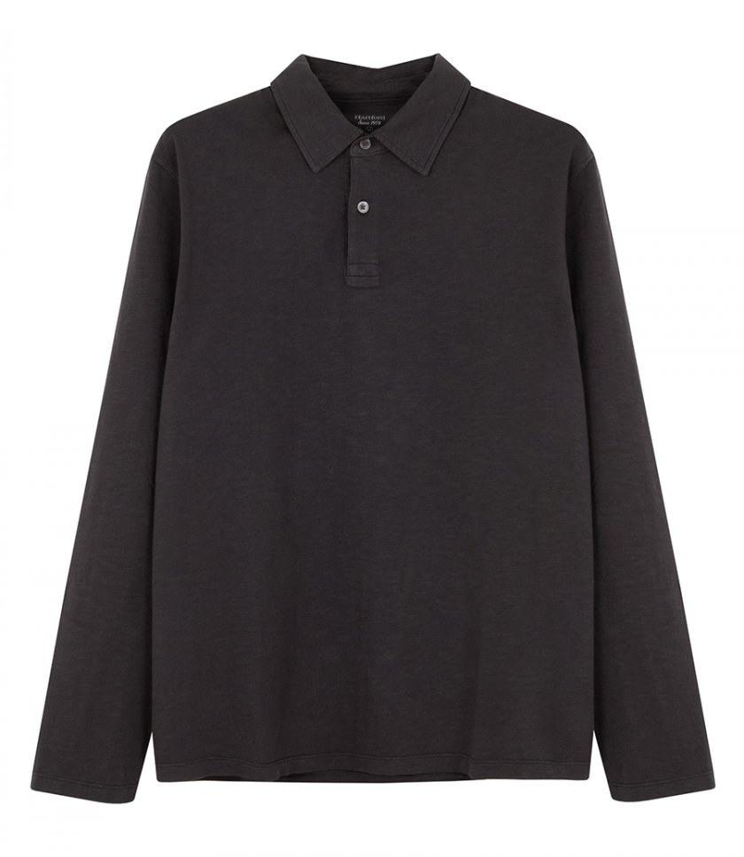 SALES - SLUB JERSEY POLO LS