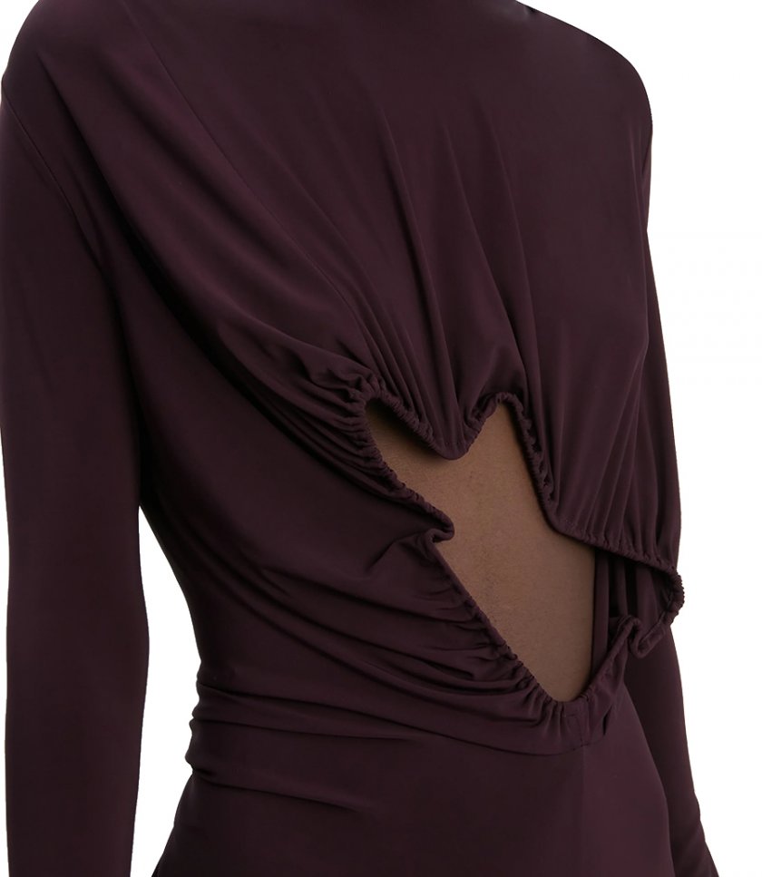 CUT OUT WIRE GOWN