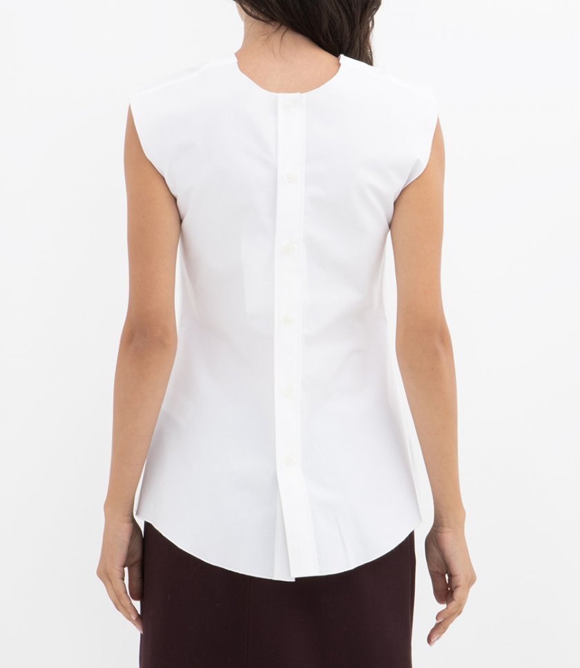 SLEEVELESS BUTTON DETAIL TOP