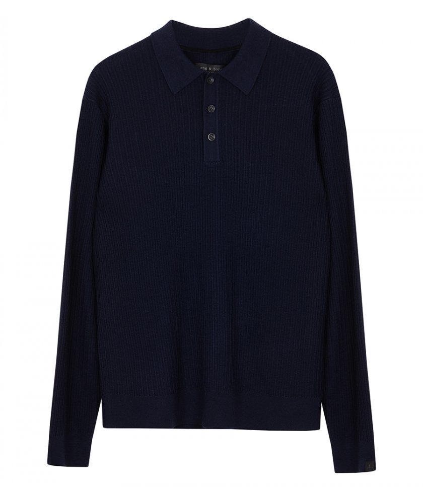 CRAWFORD POLO SWEATER