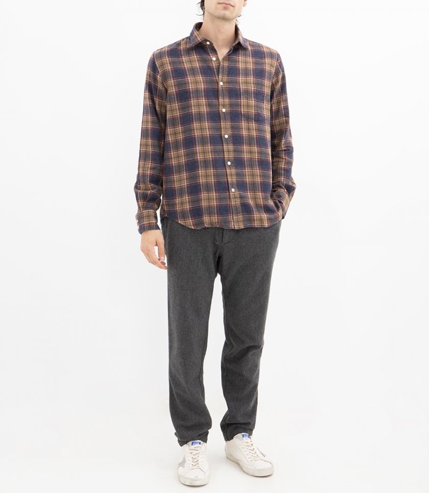 PAUL MENS BRUSHED COTTON SHIRT