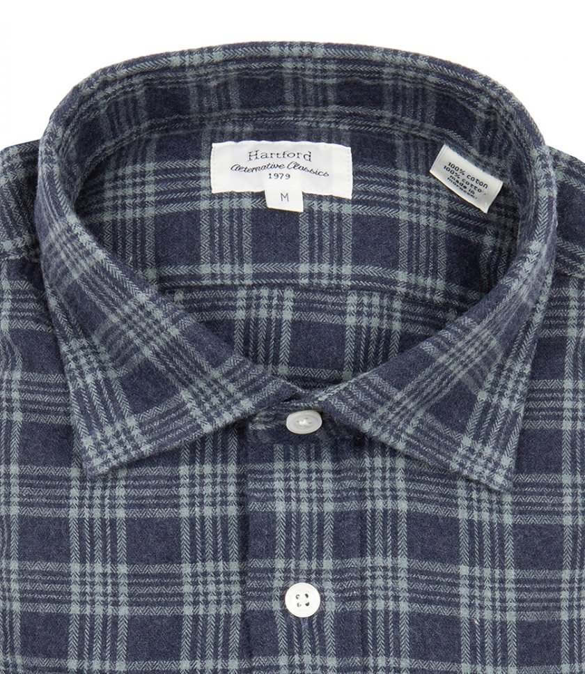 BRUSHED CHECKED PAUL SHIRT