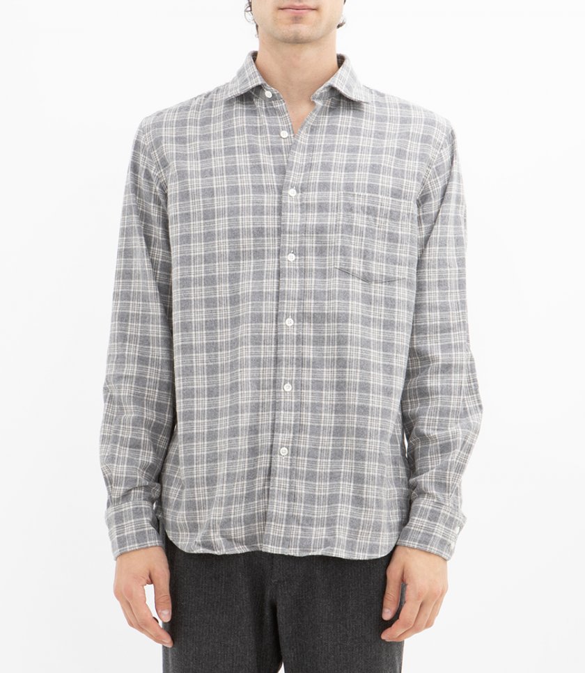 BRUSHED CHECKED PAUL SHIRT