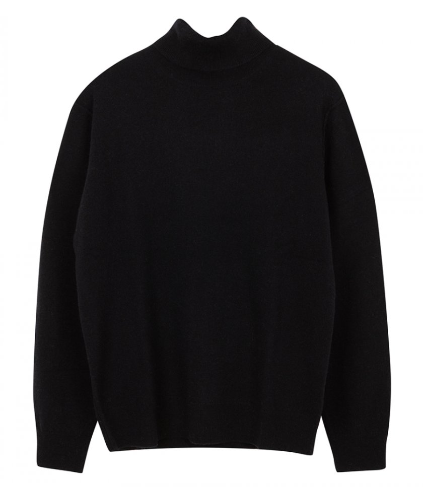 SALES - WOOL CASHMERE ROLL NECK