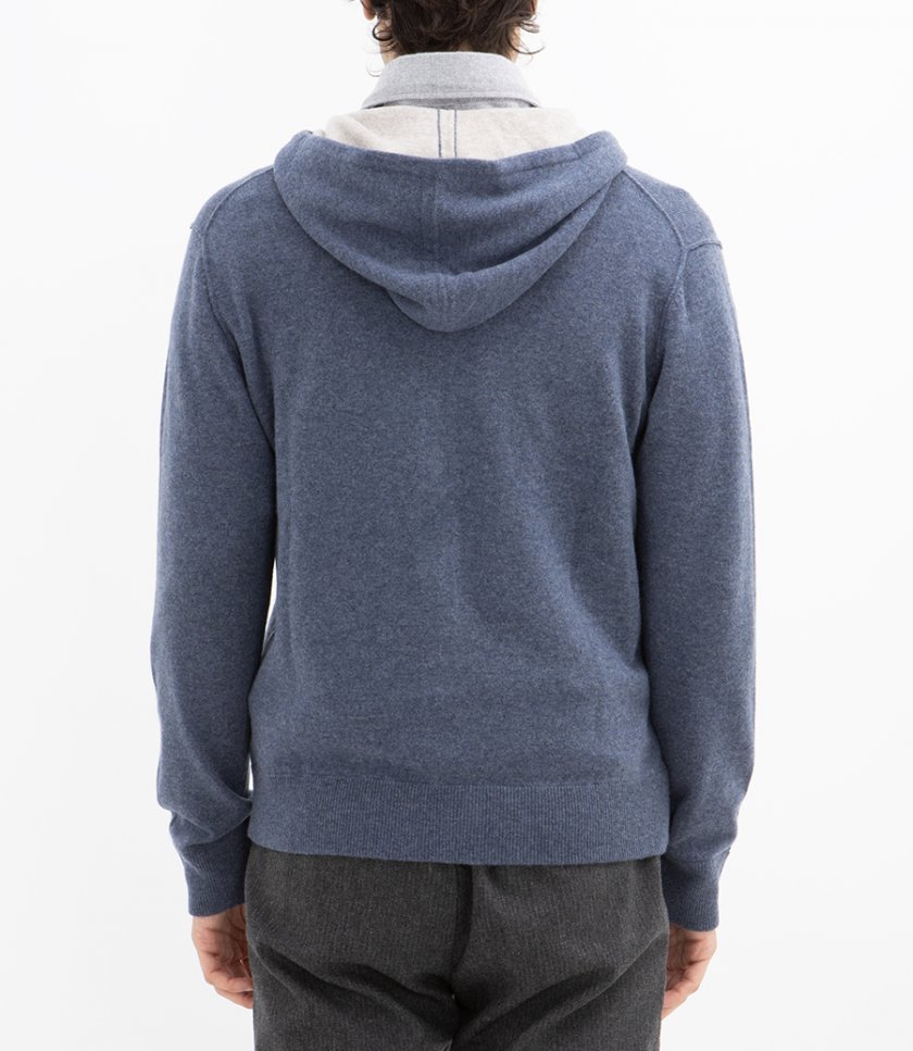 CASHMERE ZIP HOODIE