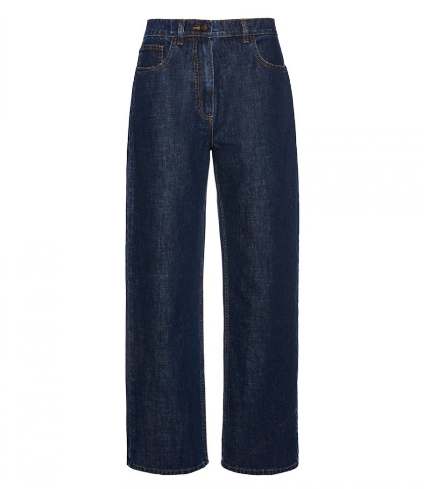 CLOTHES - LOOSE LEG DENIM PANTS