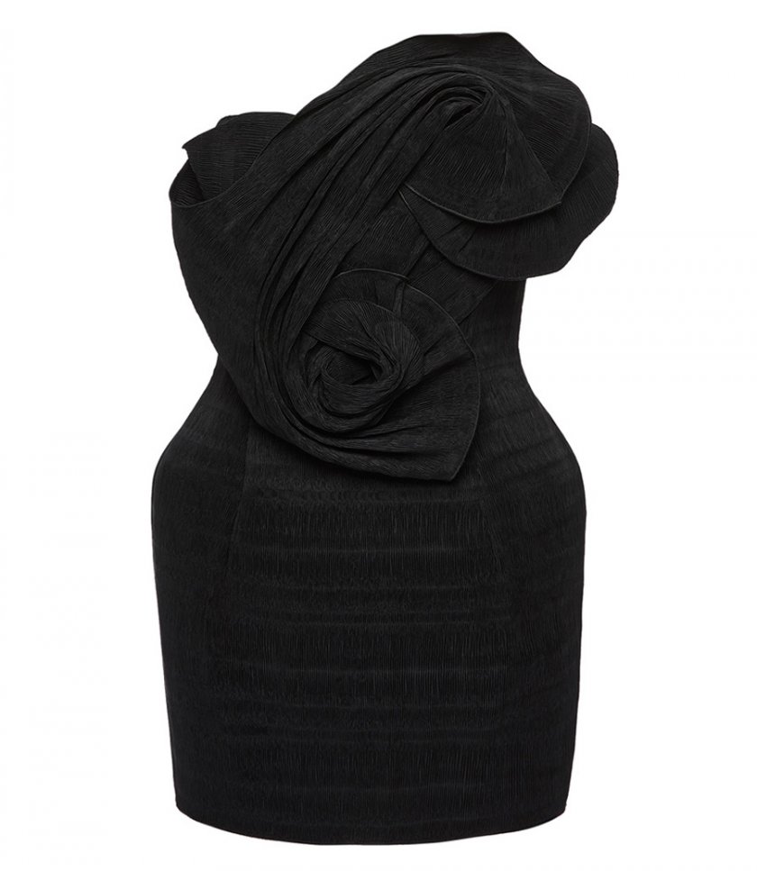 CLOTHES - SCULPTED ROSETTE MINI DRESS